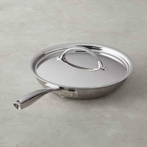 Williams Sonoma Signature Thermo Clad Stainless Steel Nonstick Williams Sonoma Thermo Clad Stainless Steel Nonstick Covered Fry Pan 10