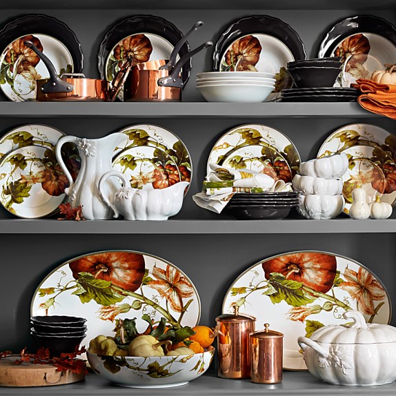 Botanical Pumpkin Dinnerware Collection Williams Sonoma