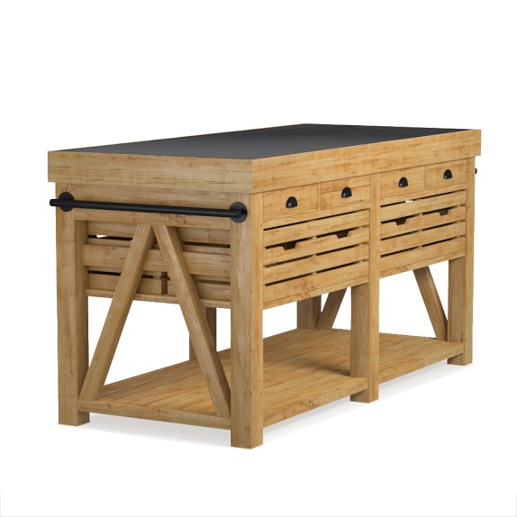 Cooper Double Kitchen Island Williams Sonoma