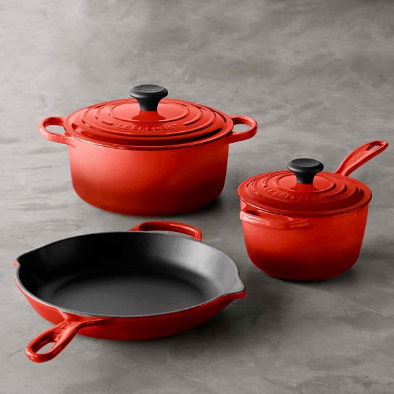 Le Creuset Signature CastIron 5Piece Cookware Set Williams Sonoma
