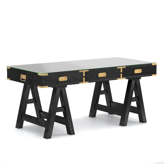 Campaign Desk, Black Williams Sonoma