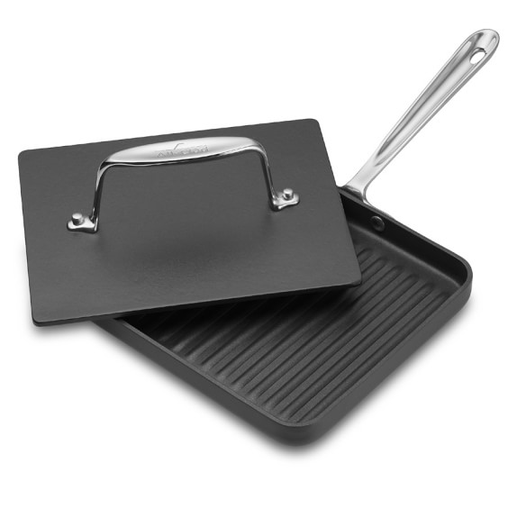 AllClad Gourmet Accessories Panini Pan with Press Williams Sonoma