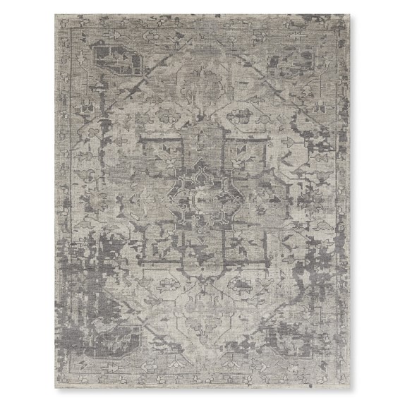 Silk Wool Rugs Williams Sonoma Mystic Medallion Hand Knotted Rug