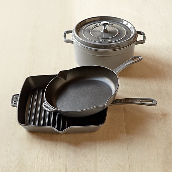 Staub CastIron 4Piece Cookware Set Williams Sonoma