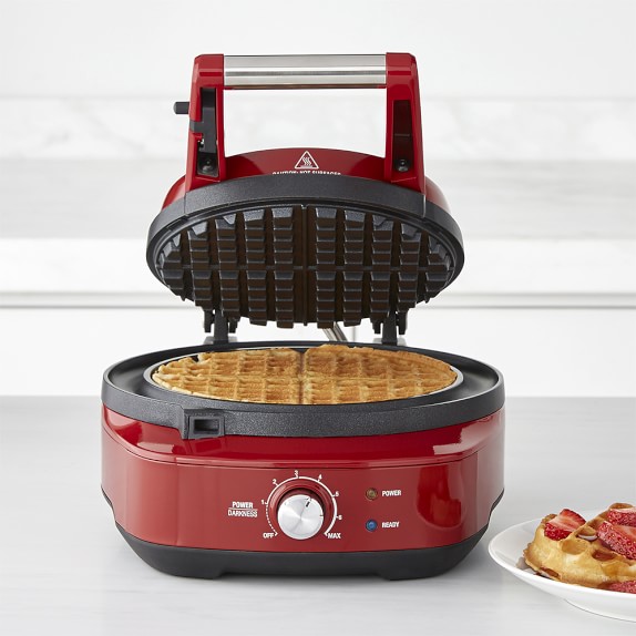 Breville NoMess Classic Round Waffle Maker Williams Sonoma
