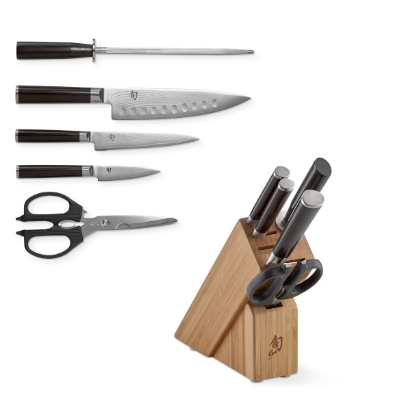 Shun Classic 6Piece Knife Set Williams Sonoma