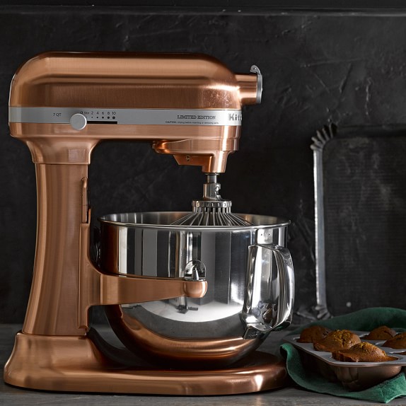 Kitchenaid Pro Line Copper Stand Mixer 7 Qt Williams Sonoma Kitchenaid Pro Line Copper Stand Mixer 7 Qt