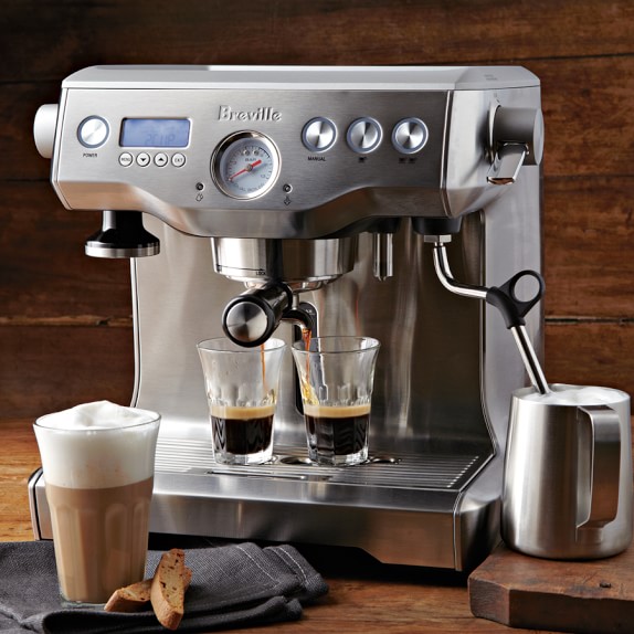 Breville Twin Boiler Espresso Maker | Williams Sonoma