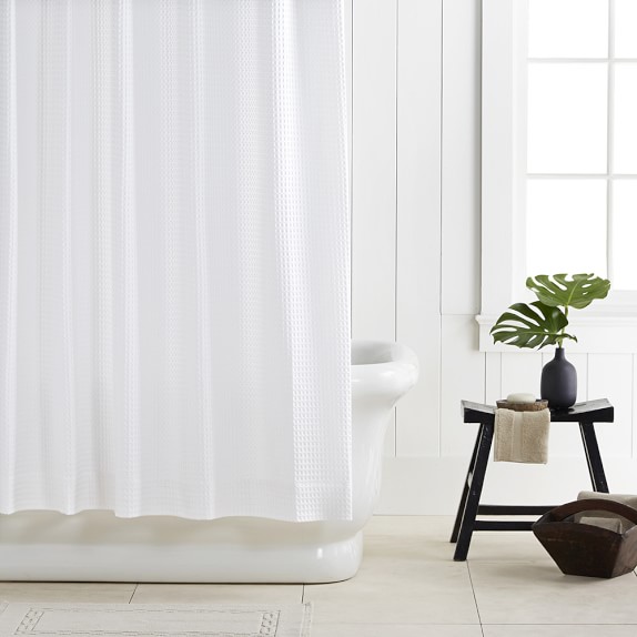 Chambers® Waffle Shower Curtain Williams Sonoma