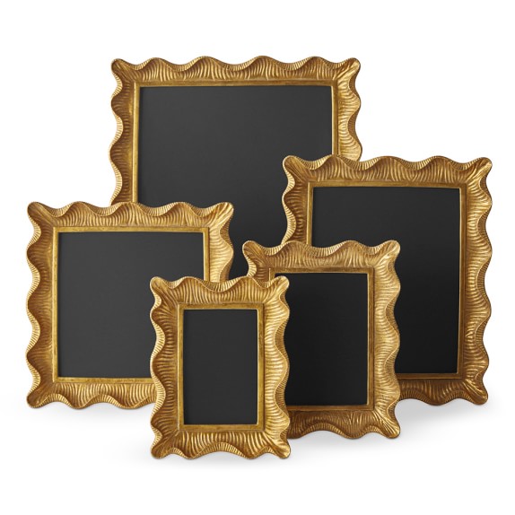 AERIN Gold Scalloped Gallery Frame Williams Sonoma