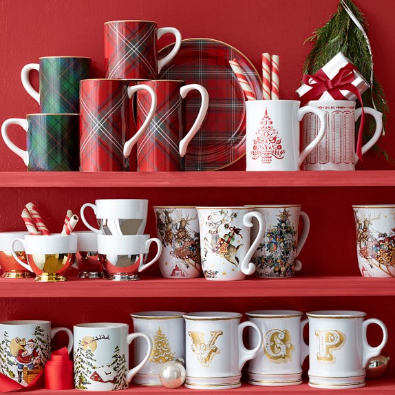Twas the Night Before Christmas Mugs, Tree Williams Sonoma