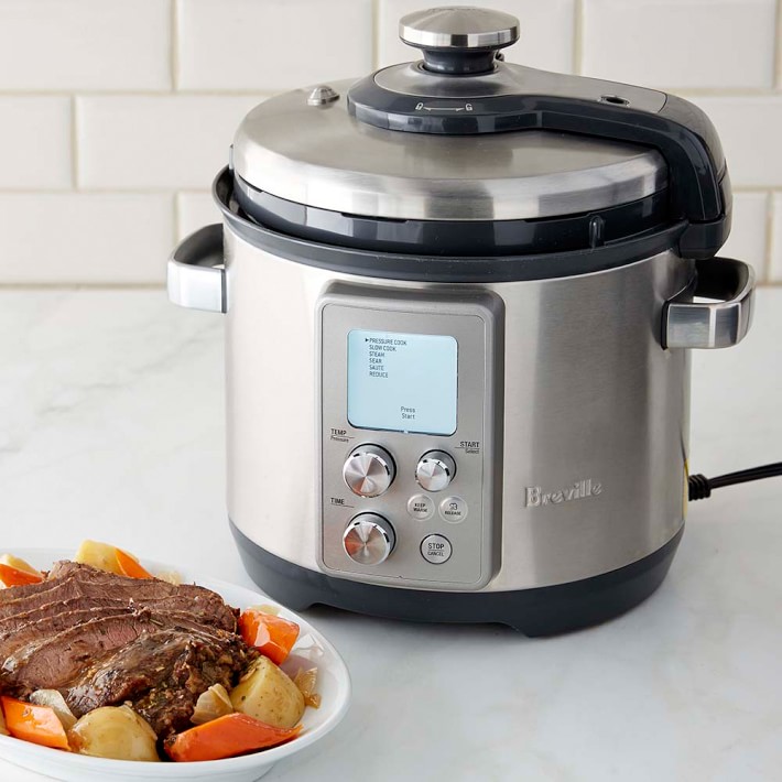 Breville Fast Slow Pro Pressure Cooker 6 Qt Williams Sonoma