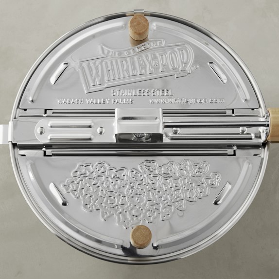 Whirley StainlessSteel Induction Popcorn Maker Williams Sonoma