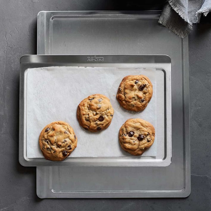 all clad cookie sheet williams sonoma cookie baking sheets