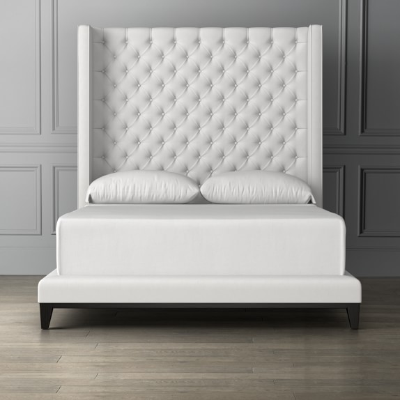 Tufted Wingback King Bed Tufted Wingback King Bed