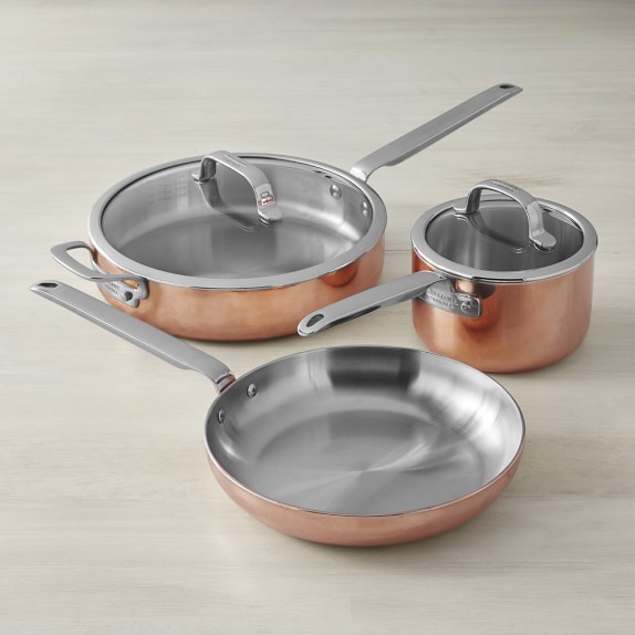 Williams Sonoma Professional Copper 5Piece Cookware Set Williams Sonoma