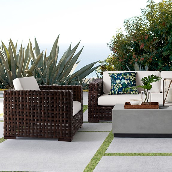 Concrete Outdoor Coffee Table | Williams Sonoma