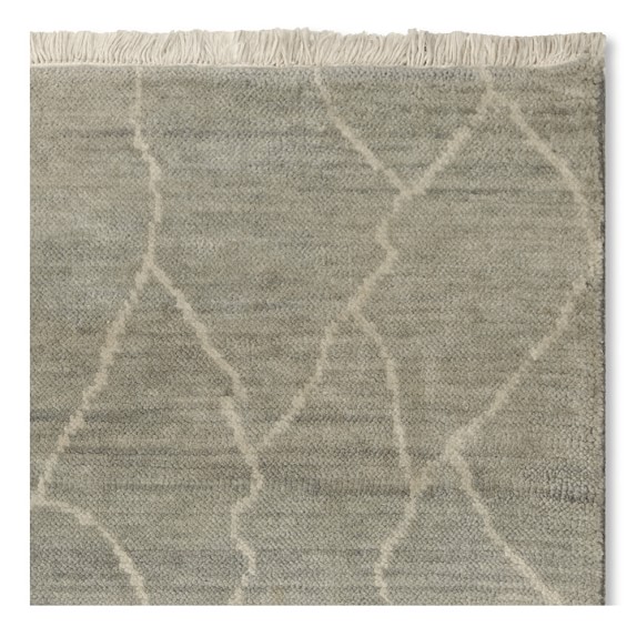Mountain Fog HandKnotted Rug, Grey Williams Sonoma