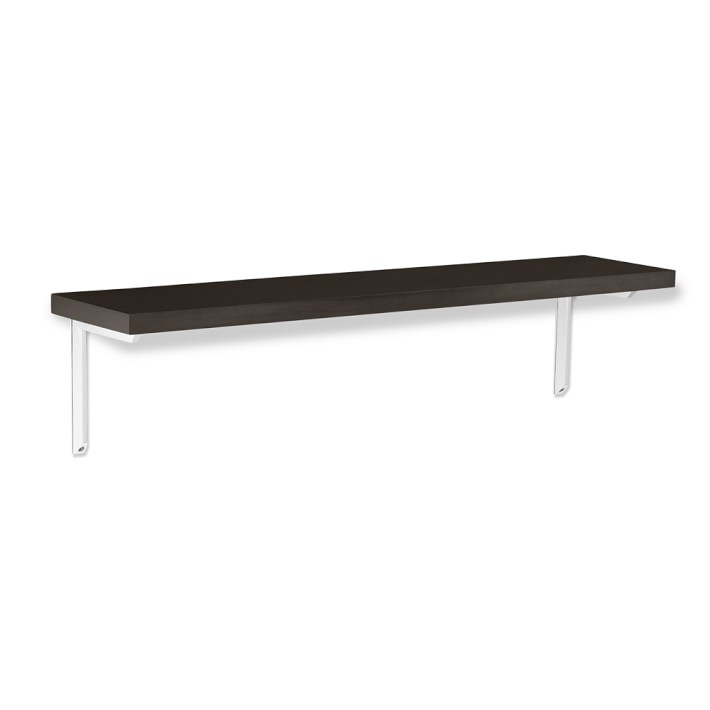 customizable wood shelf and brackets smoked eucalyptus williams customizable brackets