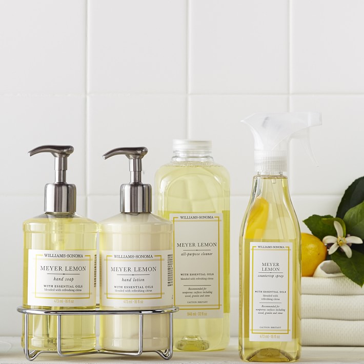Kitchen Hand Soap And Lotion Set Ideas Cucina Soap Lotion Caddy Pottery Barn Williams Sonoma Meyer Lemon Essential Oils Collection