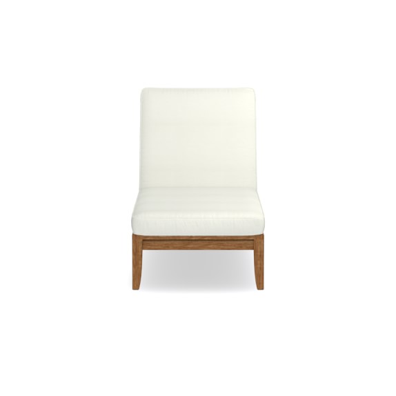 Garden Teak Chaise Williams Sonoma