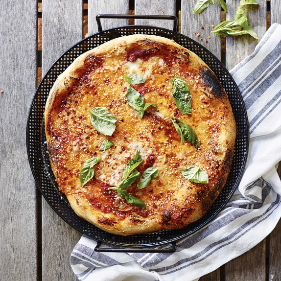 Steel Grill Pizza Pan Williams Sonoma
