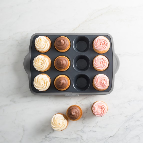 Trudeau Pro Silicone Muffin Pan, 12Well Williams Sonoma