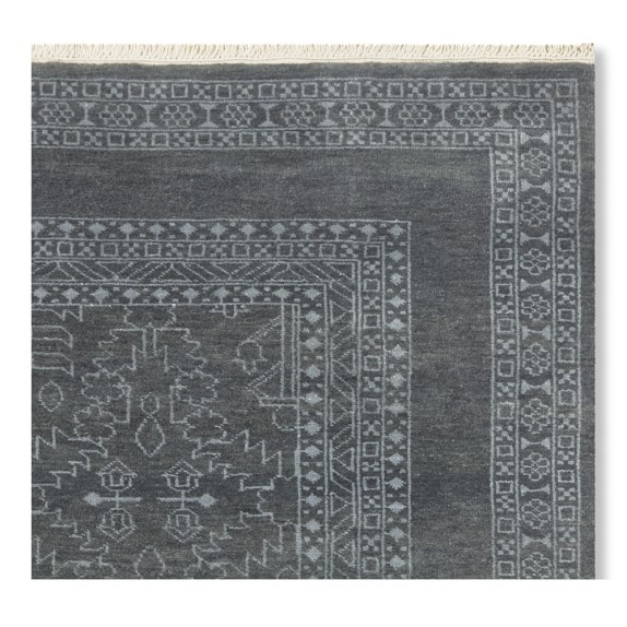 Chandelier Hand Knotted Rug, Blue Williams Sonoma