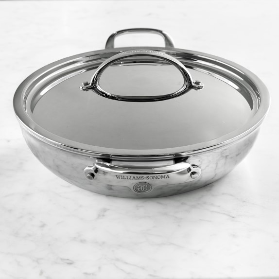 Williams Sonoma Thermo Clad Stainless Steel Ultimate Pan Roll Over Image To Zoom