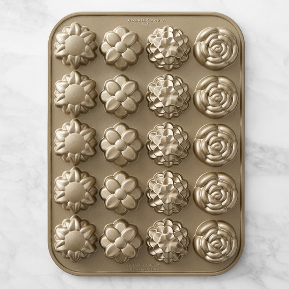 nordic ware flower petits fours pan williams sonoma nordic ware cookie sheet