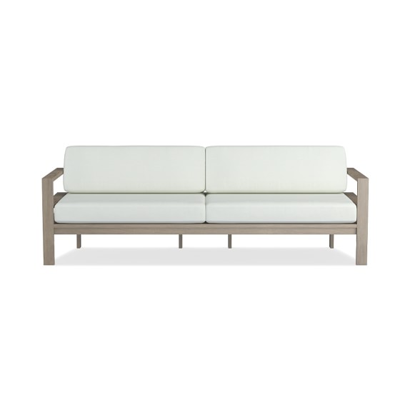 Teak Outdoor Furniture Williams Sonoma Ojai Outdoor Sofa