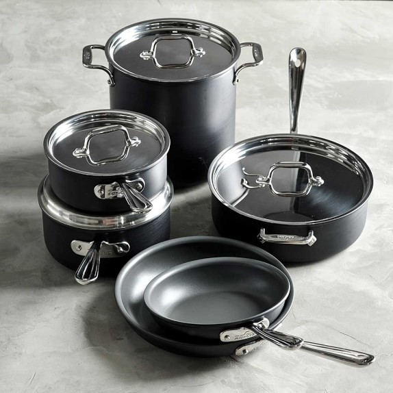 grey induction pan set