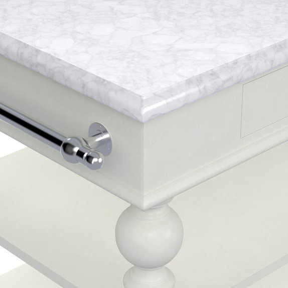 Larkspur MarbleTop Kitchen Island Williams Sonoma