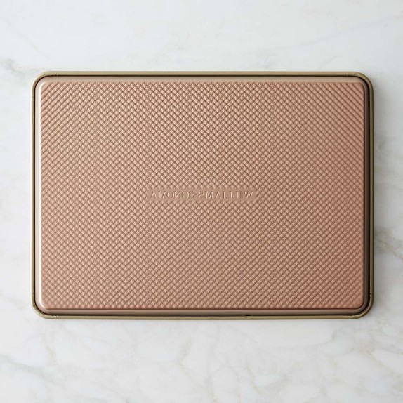 williams sonoma copper goldtouch nonstick half sheet pan williams copper sheet pan