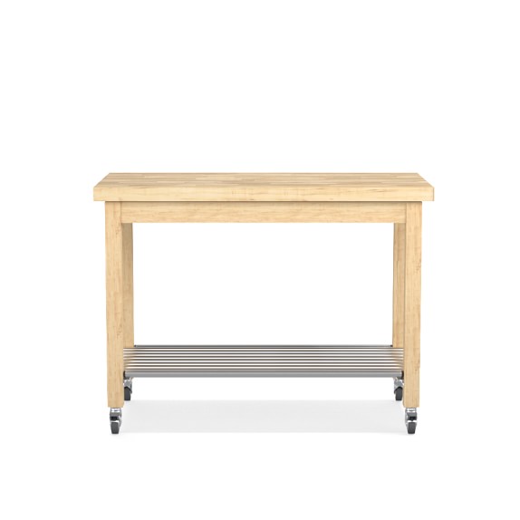 Boos Island with Tube Shelf, Maple Williams Sonoma