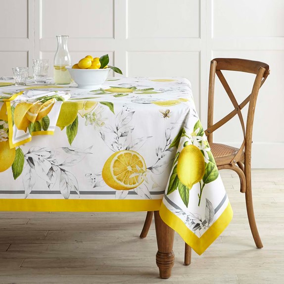 Meyer Lemon Tablecloth Williams Sonoma