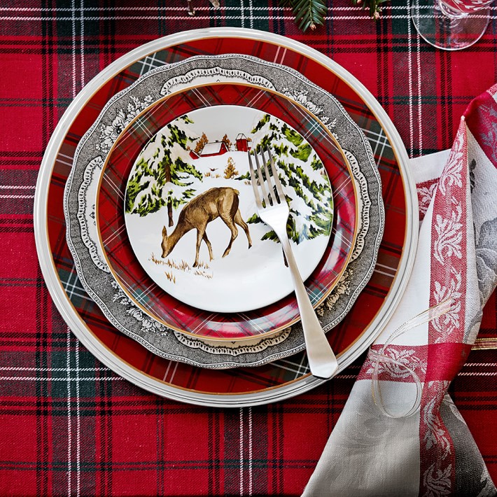 Tartan Salad Plates | Williams Sonoma Tartan Salad Plates | Williams Sonoma