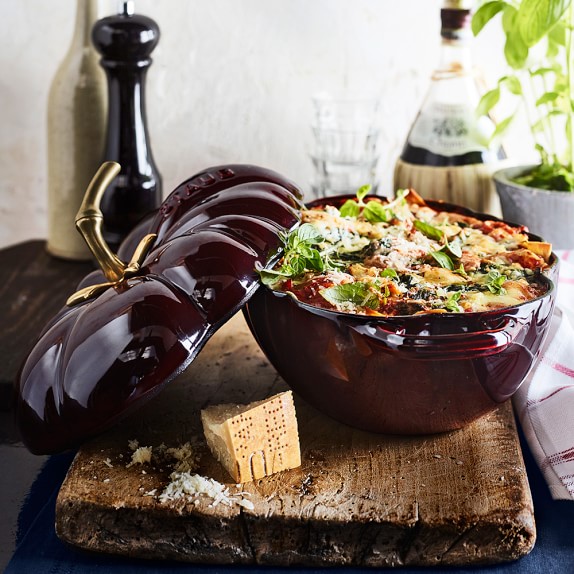 Staub CastIron Tomato Cocotte Williams Sonoma