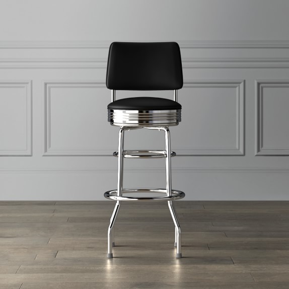 CushionBack Diner Stools, 30" Williams Sonoma