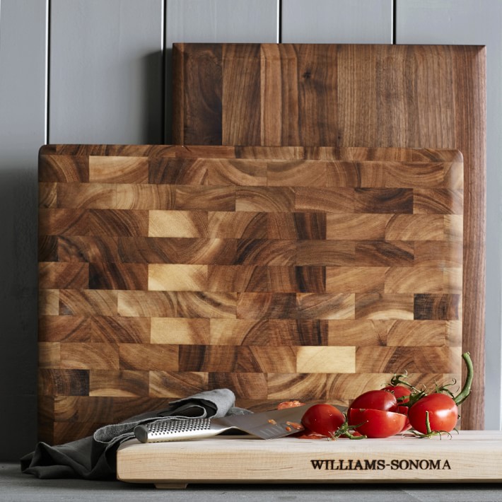 Williams Sonoma End Grain Cutting Board Walnut