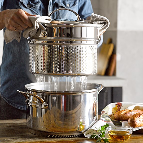 Williams Sonoma StainlessSteel Rapid Boil Pot Williams Sonoma