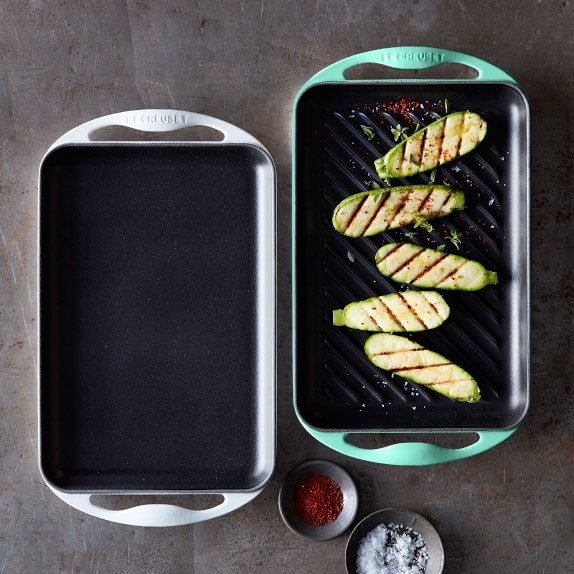 Le Creuset CastIron Rectangular Skinny Grill Williams Sonoma