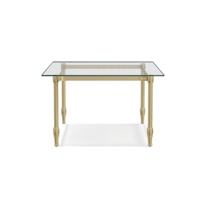 Stevenson Rectangular Dining Table Antique Brass Williams Sonoma