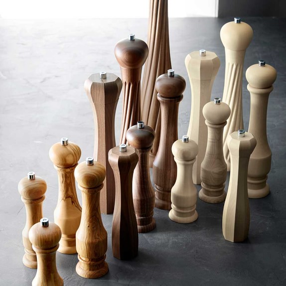 Williams Sonoma Traditional Olivewood Salt & Pepper Mills Williams Sonoma