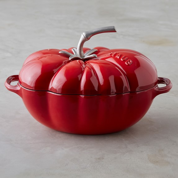 Staub CastIron Tomato Cocotte Williams Sonoma