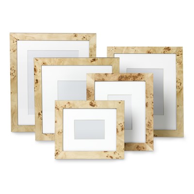 Exotic Burl Wood Gallery Picture Frame | Williams Sonoma