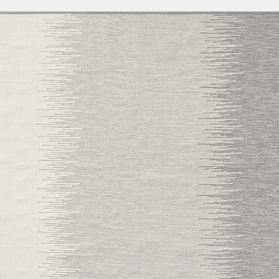 Perennials Ikat Stripe Indoor Outdoor Rug Grey Williams Sonoma Perennials Ikat Stripe Indoor Outdoor Rug