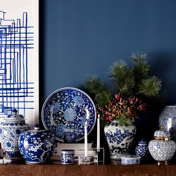 Blue White Swallowtail Ginger Jar Williams Sonoma Scroll To Previous Item