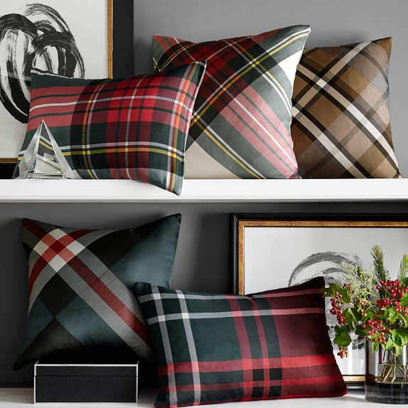 Tartan Printed Silk Pillow Cover Stewart Williams Sonoma Enchanting Tartan Pillow Covers Tartan Printed Silk Pillow Cover Stewart Williams Sonoma Enchanting Tartan Pillow Covers