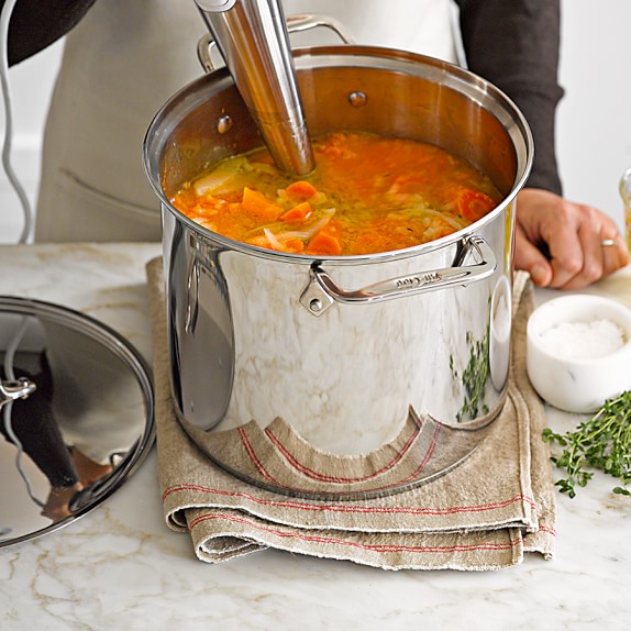 AllClad Perforated Multipot with Steamer Basket, 12Qt. Williams Sonoma